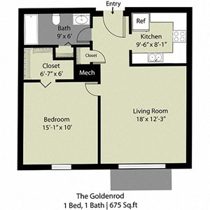 The Golden Rod - 1 Bed/1Bath